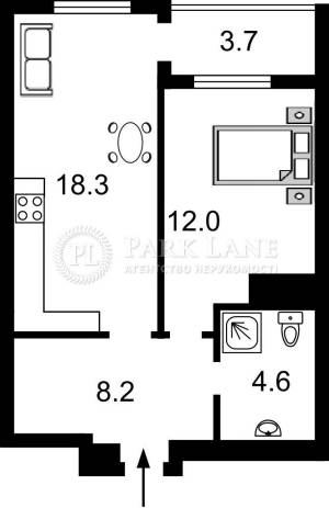 Квартира W-7348403, Кудрявська, 24а, Київ - Фото 12