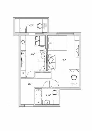 Квартира W-7354449, Аболмасова Андрія (Панельна), 4, Київ - Фото 10