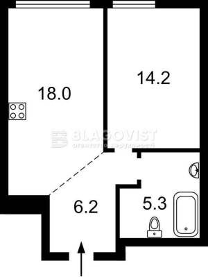 Квартира W-7380320, Некрасова Віктора (Північно-Сирецька), 10а, Київ - Фото 11