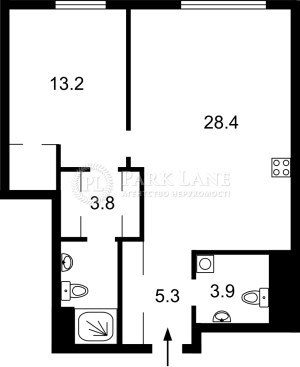 Квартира W-7409640, Тютюнника Василия (Барбюса Анри), 39, Киев - Фото 3