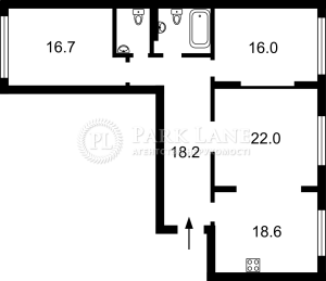 Квартира W-7448504, Максимовича Михаила (Трутенко Онуфрия), 32а, Киев - Фото 11