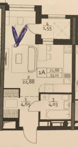 Квартира W-7423119, Семьи Кульженко (Дегтяренко Петра), 22, Киев - Фото 2