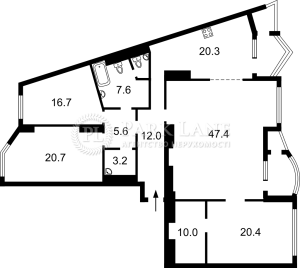 Квартира W-7410356, Хмельницького Богдана, 58а, Київ - Фото 5