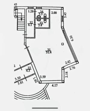  Офис, W-7427524, Набоки Сергея (Бажова), Киев - Фото 6