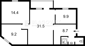 Квартира W-7314753, Шота Руставелі, 20в, Київ - Фото 1