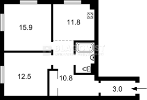 Квартира W-7327028, Луценка Дмитра, 8, Київ - Фото 3