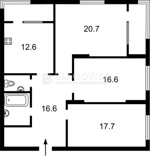 Квартира W-7327038, Феодосійська, 2, Київ - Фото 2