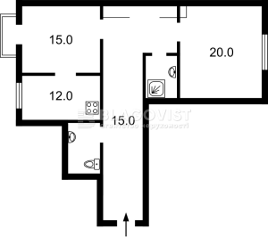 Квартира W-7346423, Басейна, 5, Київ - Фото 3