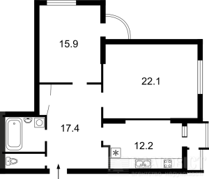 Квартира W-7419096, Григоренко Петра просп., 22/20, Киев - Фото 2