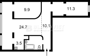 Квартира W-7419857, Привокзальна, 10/1, Київ - Фото 2
