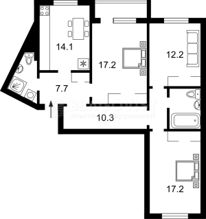 Квартира W-7423872, Бакинская, 37г, Киев - Фото 2