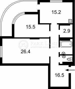 Квартира W-7299976, Кондратюка Юрия, 5, Киев - Фото 15