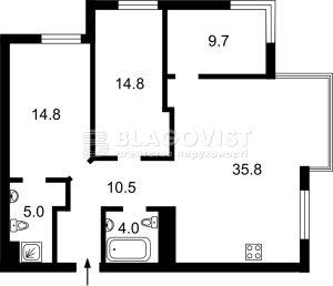 Квартира W-7358469, Петрицкого Анатолия, 17а, Киев - Фото 4