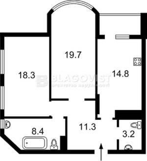 Квартира W-7380508, Іоанна Павла ІІ (Лумумби Патріса), 11, Київ - Фото 3