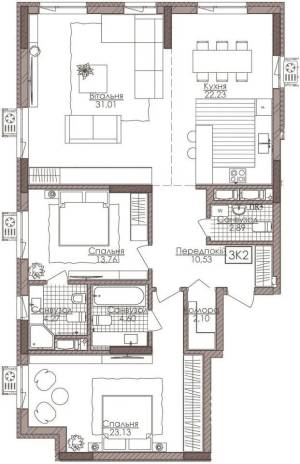 Квартира W-7390500, Річкова (Річна), 4, Київ - Фото 9