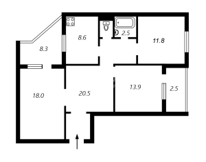 Квартира W-7391192, Харьковское шоссе, 180/21, Киев - Фото 2