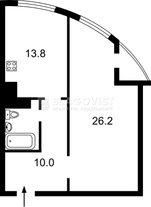 Квартира W-7404750, Ахматовой, 30, Киев - Фото 10
