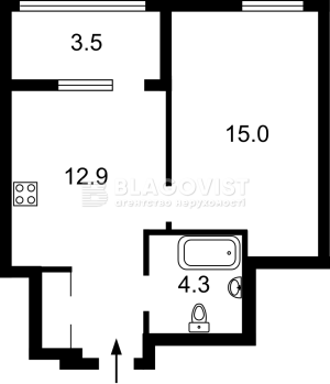 Квартира W-7384781, Вавиловых, 9/11, Киев - Фото 2