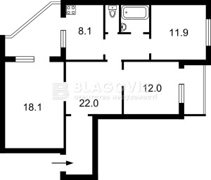 Квартира W-7387009, Красной Калины просп (Маяковского Владимира просп.), 69, Киев - Фото 4