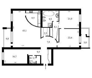 Квартира W-7364312, Верхогляда Андрея (Драгомирова Михаила), 4, Киев - Фото 14