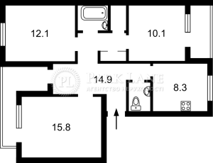 Квартира W-7371312, Сечевых Стрельцов (Артема), 32-38, Киев - Фото 1