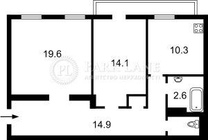 Квартира W-7449359, Чикаленко Евгения (Пушкинская), 2-4/7, Киев - Фото 9