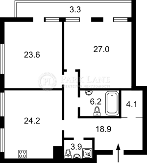 Квартира W-7346066, Антоновича Володимира (Горького), 109, Київ - Фото 3