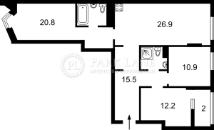 Квартира W-7347978, Липківського Василя митрополита (Урицького), 38, Київ - Фото 2