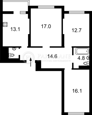 Квартира W-7369697, Заболотного Академика, 15г, Киев - Фото 3
