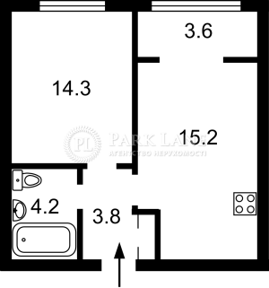 Квартира W-7370683, Максимовича Михаила (Трутенко Онуфрия), 26г, Киев - Фото 2