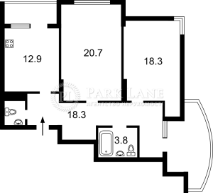 Квартира W-7370889, Максимовича Михаила (Трутенко Онуфрия), 3д, Киев - Фото 2
