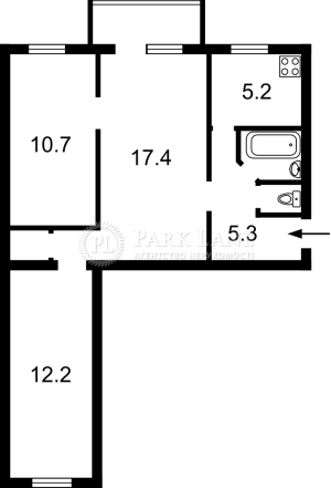 Квартира W-7372919, Голосіївський просп. (40-річчя Жовтня), 46а, Київ - Фото 3