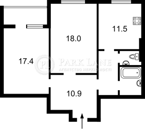 Квартира W-7385392, Данченко Сергея, 1, Киев - Фото 2