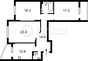 Квартира W-7404714, Гмыри Бориса, 2, Киев - Фото 3