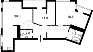 Квартира W-7410331, Колоса Сергея (Ленина), 2е, Киев - Фото 3