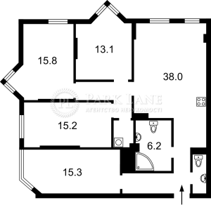 Квартира W-7433670, Палладіна Академіка просп., 20, Київ - Фото 2