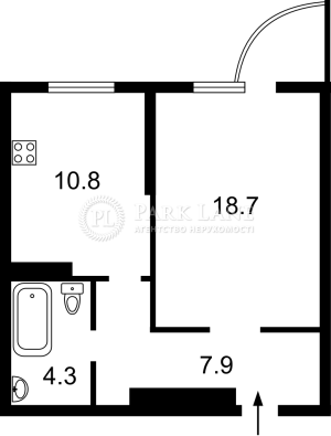 Квартира W-7437973, Здановської Юлії (Ломоносова), 50/2, Київ - Фото 1