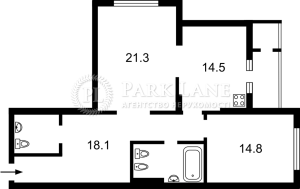 Квартира W-7446583, Дніпровська наб., 1, Київ - Фото 3