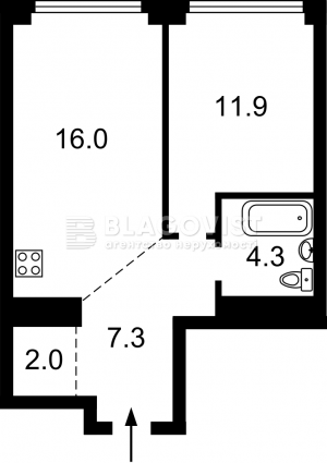 Квартира W-7307760, Некрасова Виктора (Северо-Сырецкая), 57, Киев - Фото 7