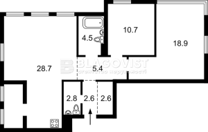 Квартира W-7318563, Салютная, 2/31, Киев - Фото 2