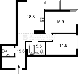 Квартира W-7350076, Крістерів родини, 14, Київ - Фото 2
