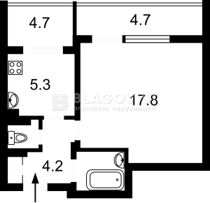Квартира W-7415665, Дачная (Гарина Бориса), 51, Киев - Фото 3