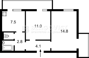 Квартира W-7418834, Оболонський просп., 10, Київ - Фото 4
