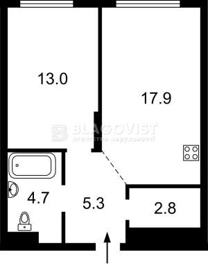 Квартира W-7418886, Змиенко Всеволода, 15/23, Киев - Фото 3