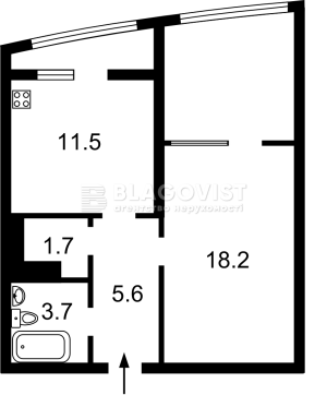 Квартира W-7433183, Сім'ї Кульженків (Дегтяренка Петра), 22, Київ - Фото 2