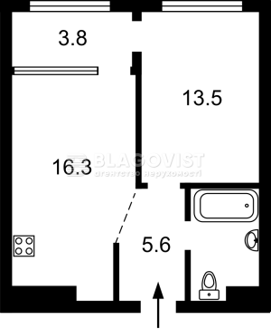 Квартира W-7433578, Олеся Александра, 14б, Киев - Фото 2