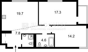 Квартира W-7433600, Семьи Кристеров, 14в, Киев - Фото 3