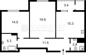 Квартира W-7433606, Выговского Ивана (Гречко Маршала), 10с, Киев - Фото 2