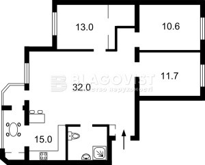 Квартира W-7374110, Матикіна Генерала, 16, Київ - Фото 2