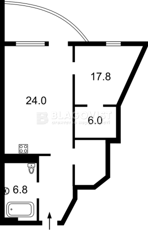 Квартира W-7437748, Лабораторный пер., 7, Киев - Фото 4